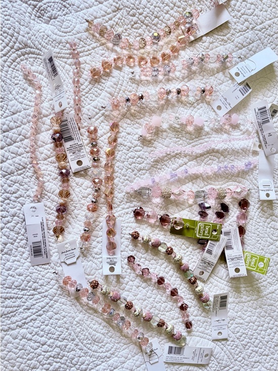 Other - Pink Glass Beads for Jewelry Making❣️